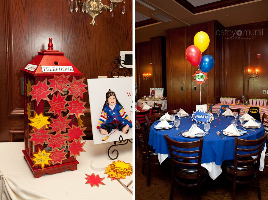 Superhero Birthday Party with Korean Dol at Maggiano's Little Italy at The Grove