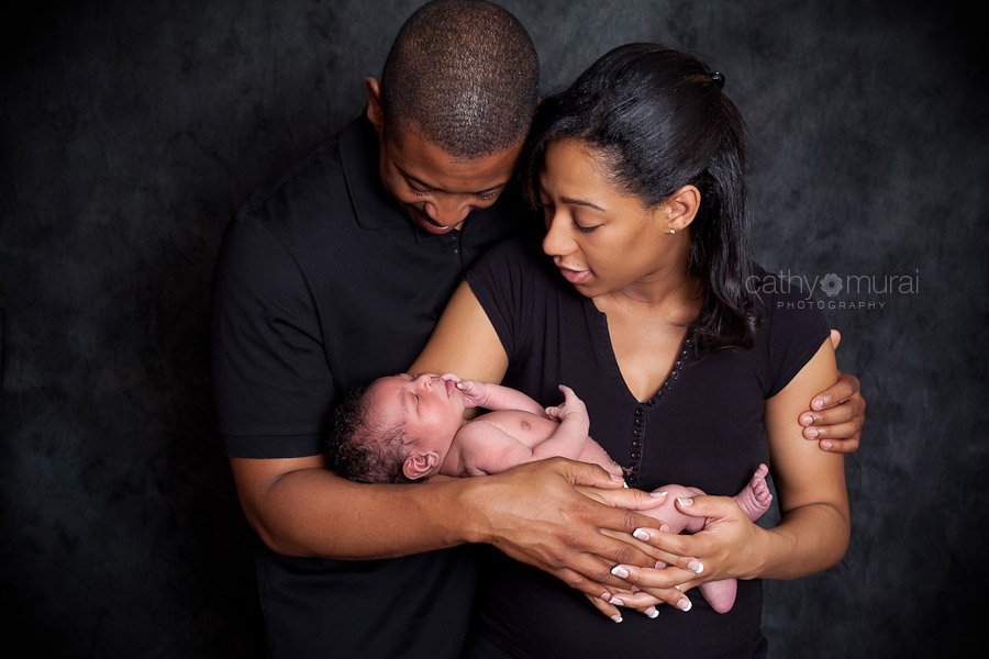Family Portraits with Newborn Baby Boy Los Angeles Newborn Photographer - Cathy Murai Photography 