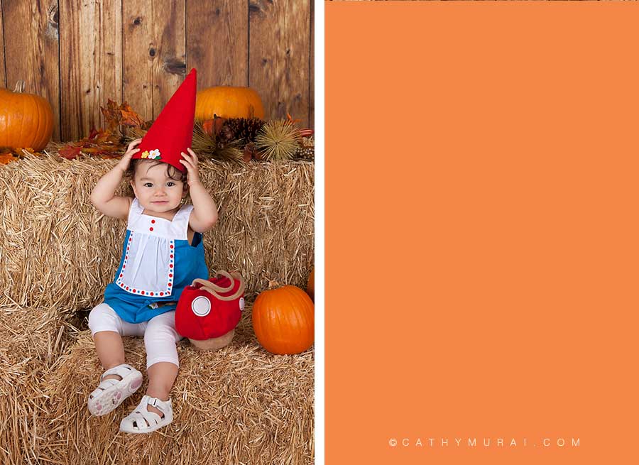 Happy Halloween, Los Angeles Halloween Photographer, Halloween Mini Session, Hay and pumpkins, fall leaves