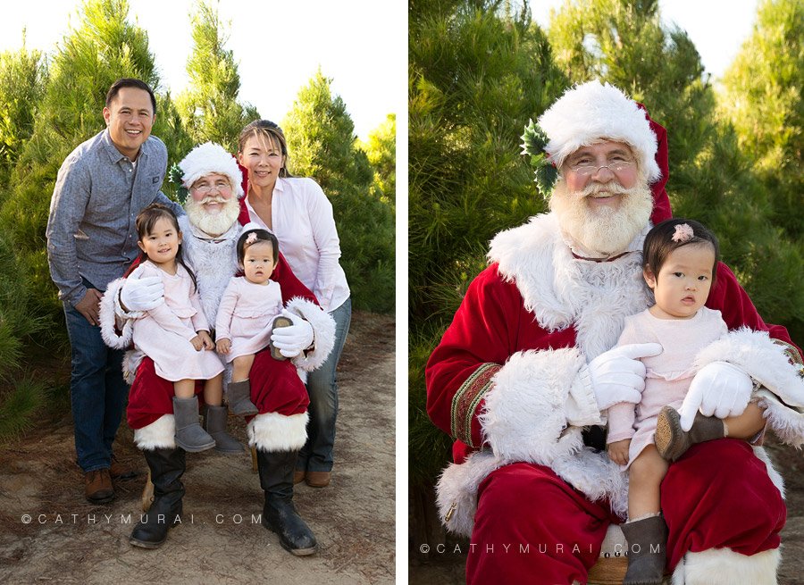 Orange County Christmas Tree Farm Mini Sessions with Santa Clause by Irvine Award Winning Professional Family and Children Photographer, Cathy Murai Photography, at Pelzer Pines in Silverado. Children and Family Christmas photos for Holiday cards. OC Christmas Tree Farm Mini sessions with Santa Clause, Pictures with Santa, Santa pictures in Orange County, Christmas Mini Session with Santa in Orange County, Best place to take photos with Santa in Orange County, Siblings Christmas Photos, Siblings Holiday Photos, Siblings Christmas Pictures, Siblings Holiday Pictures,